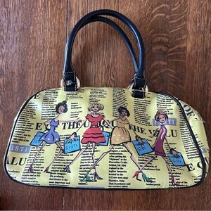 Gianfranco Sisti vintage yellow leather purse